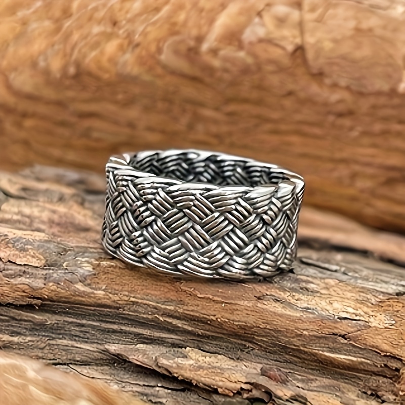 925 Silver Minimalist Twisted Line Index Finger Ring, Gift for Couples